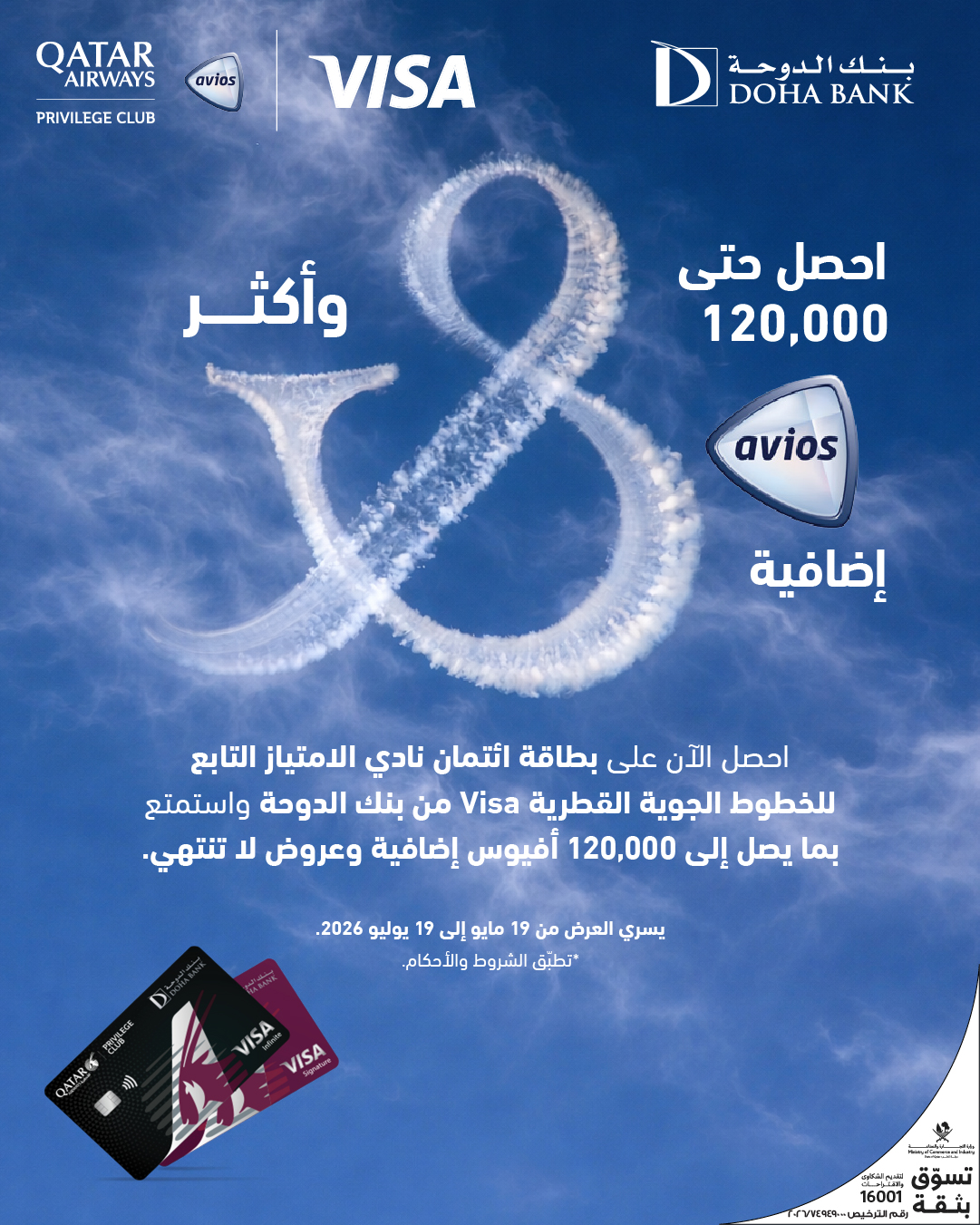 Qatar Airways - 120K Avios